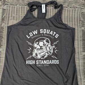 Barbells And Ponytails "Heavy Matel" RacerBack Tank Top NEW Sz XXL